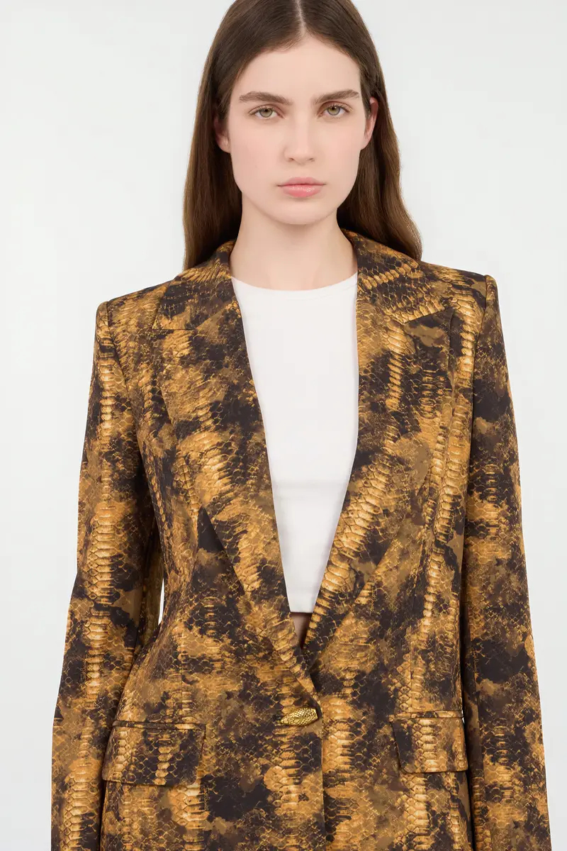 Roberto Cavalli Python Print Jacket | Thumbnail 4 Roberto Cavalli Python Print Jacket | Thumbnail 4