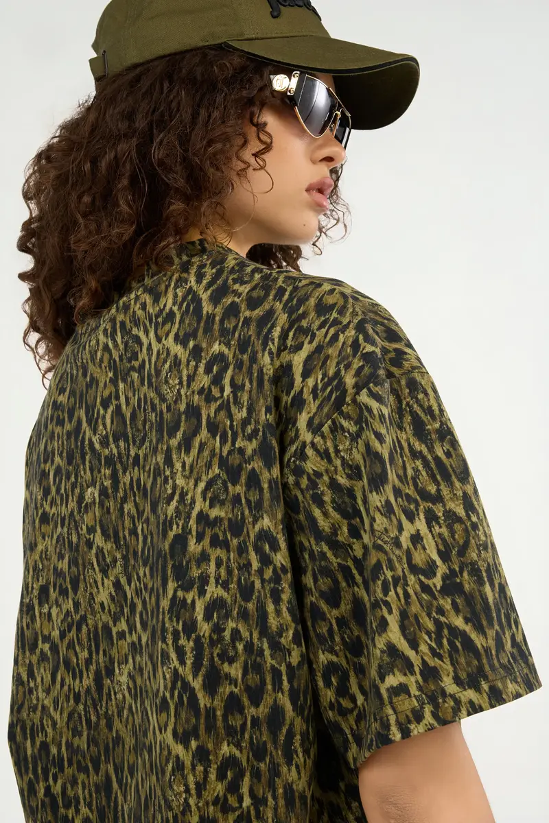 Roberto Cavalli Leopard Print T-Shirt | Thumbnail 5 Roberto Cavalli Leopard Print T-Shirt | Thumbnail 5