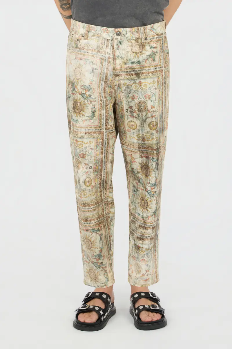 Roberto Cavalli Persian Tarot Print Jeans | Thumbnail 2 Roberto Cavalli Persian Tarot Print Jeans | Thumbnail 2