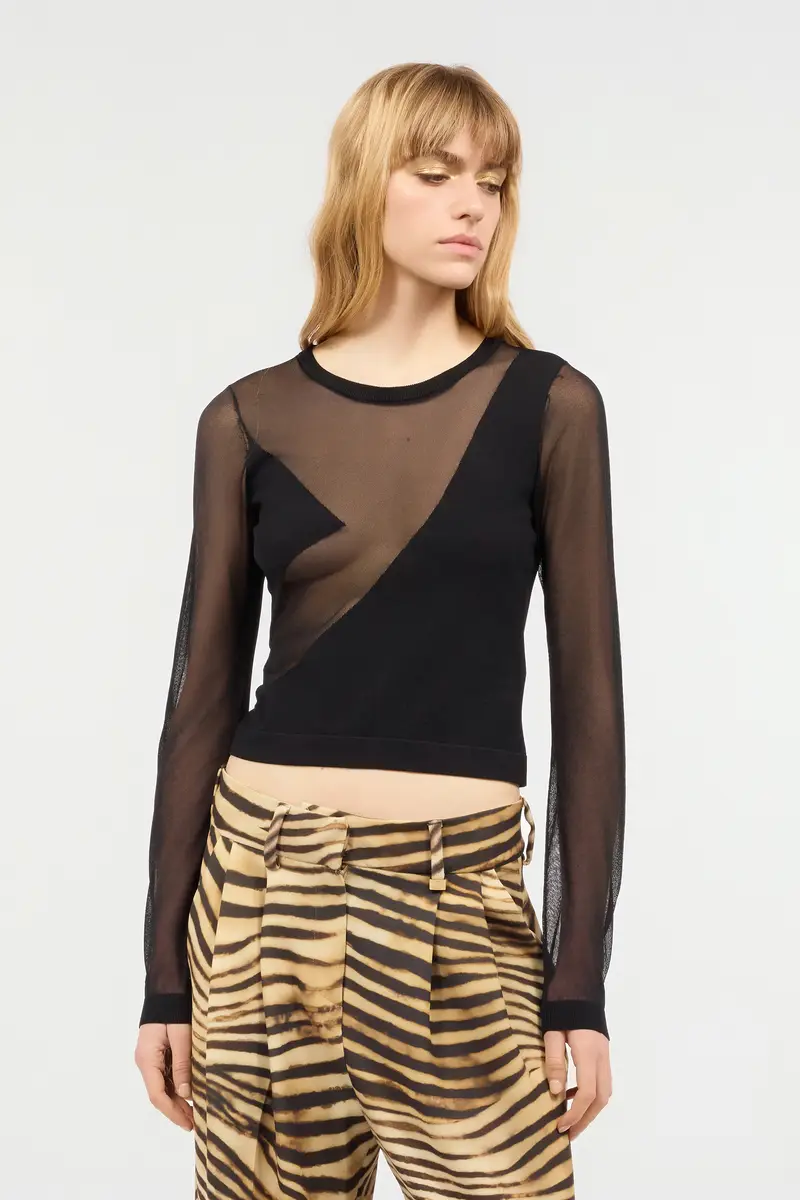 Roberto Cavalli See-Through Top | Thumbnail 2 Roberto Cavalli See-Through Top | Thumbnail 2