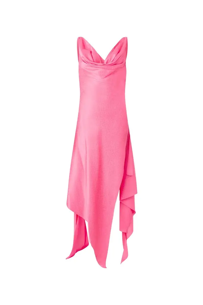 Dress With Asymmetric Skirt