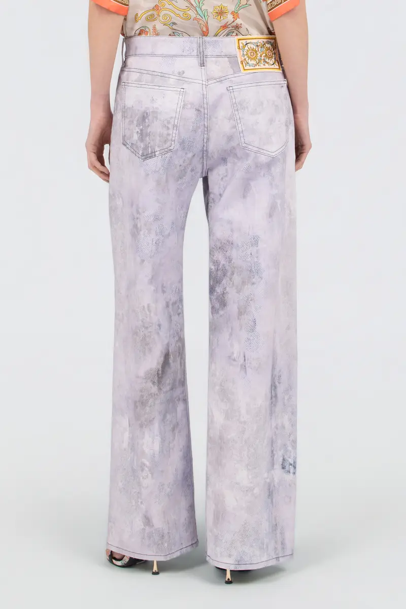 Roberto Cavalli Grey Straight Leg Jeans | Thumbnail 3 Roberto Cavalli Grey Straight Leg Jeans | Thumbnail 3