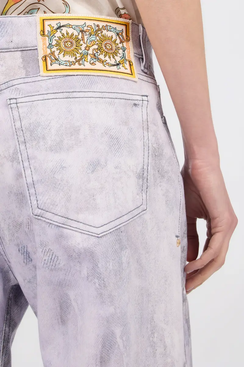 Roberto Cavalli Grey Straight Leg Jeans | Thumbnail 5 Roberto Cavalli Grey Straight Leg Jeans | Thumbnail 5