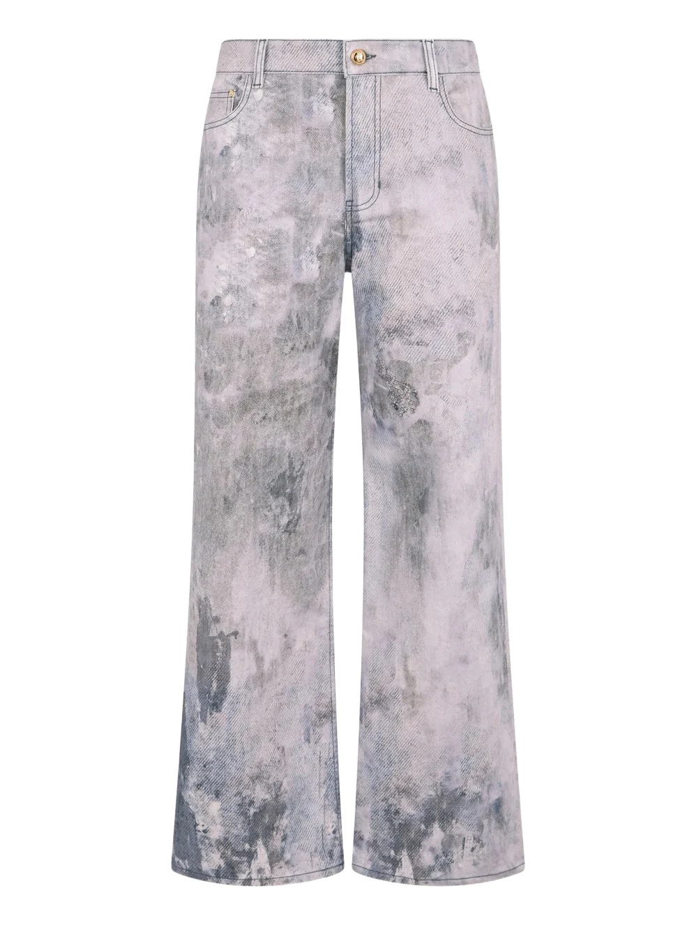 Roberto Cavalli Grey Straight Leg Jeans