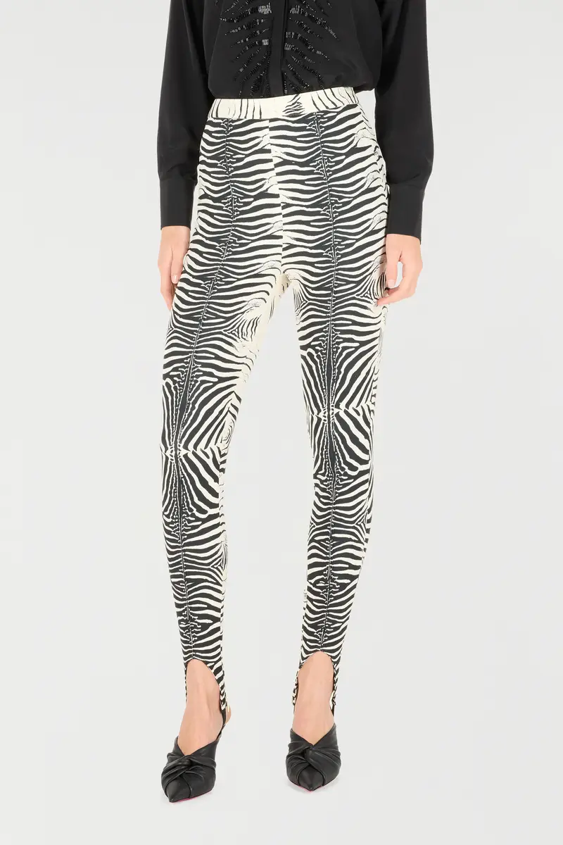 Roberto Cavalli Zebra-Print Leggings | Thumbnail 2 Roberto Cavalli Zebra-Print Leggings | Thumbnail 2