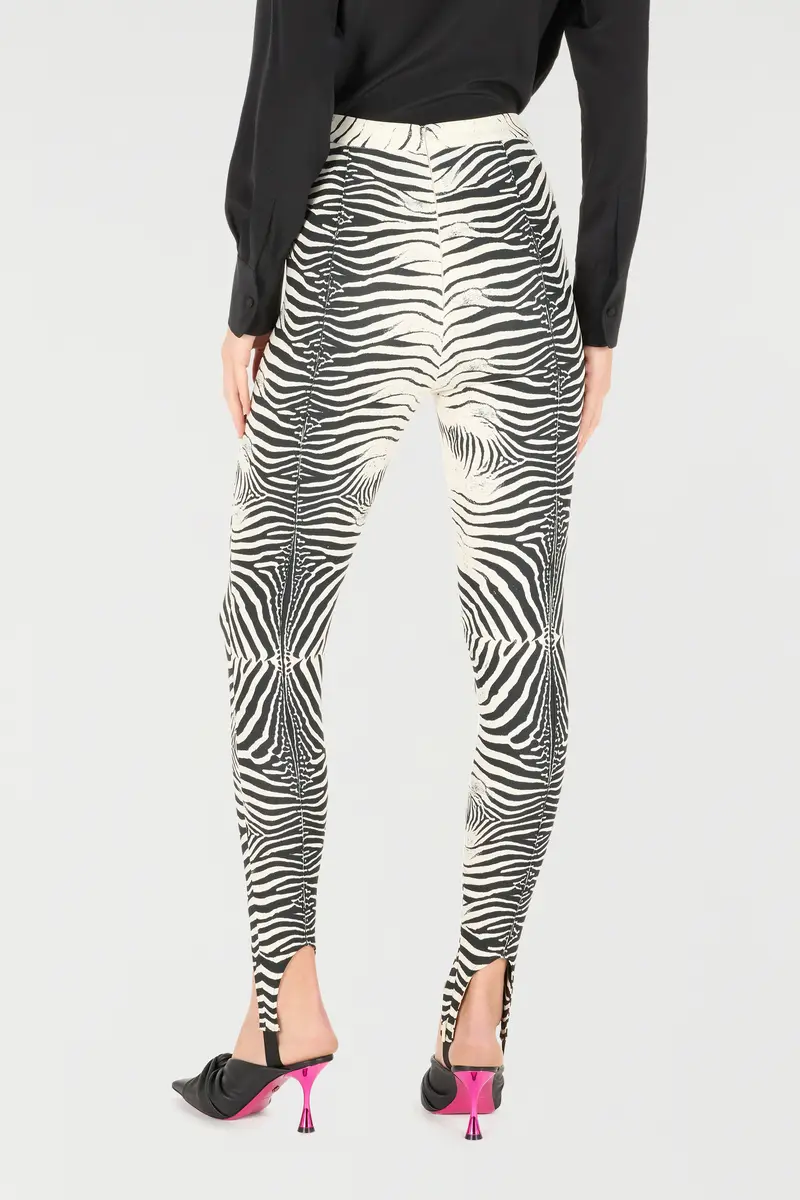 Roberto Cavalli Zebra-Print Leggings | Thumbnail 3 Roberto Cavalli Zebra-Print Leggings | Thumbnail 3