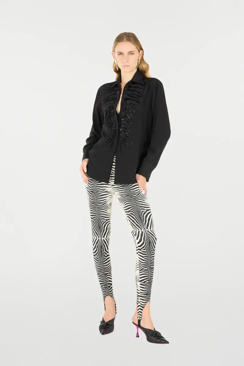 Roberto Cavalli Zebra-Print Leggings | Thumbnail 7 Roberto Cavalli Zebra-Print Leggings | Thumbnail 7