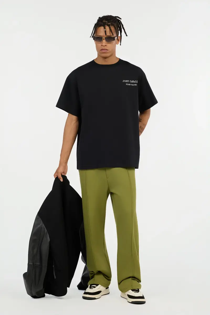 Roberto Cavalli Black T-Shirt With Deer Back Print | Thumbnail 6 Roberto Cavalli Black T-Shirt With Deer Back Print | Thumbnail 6