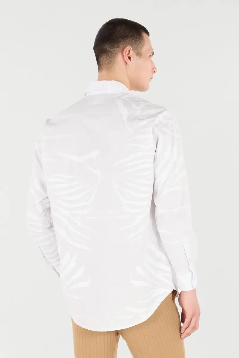 Roberto Cavalli Silk Shirt With Tiger Skin Print | Thumbnail 3 Roberto Cavalli Silk Shirt With Tiger Skin Print | Thumbnail 3