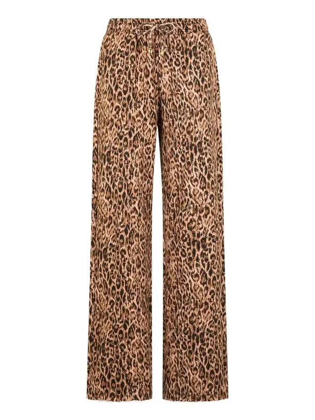 Roberto Cavalli Leopard Skin Print Trousers