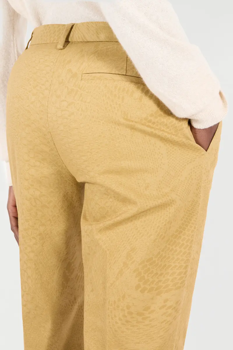 Roberto Cavalli Solid-Color Python-Print Pants | Thumbnail 5 Roberto Cavalli Solid-Color Python-Print Pants | Thumbnail 5