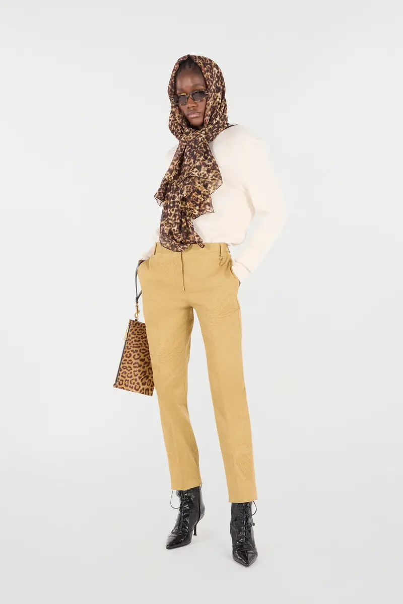 Roberto Cavalli Solid-Color Python-Print Pants | Thumbnail 7 Roberto Cavalli Solid-Color Python-Print Pants | Thumbnail 7