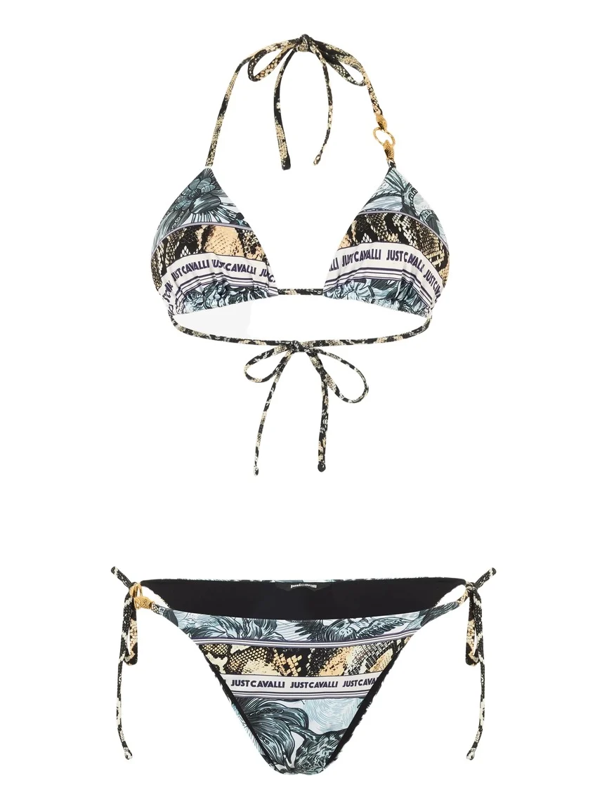 Roberto Cavalli Bikini With All-Over Print