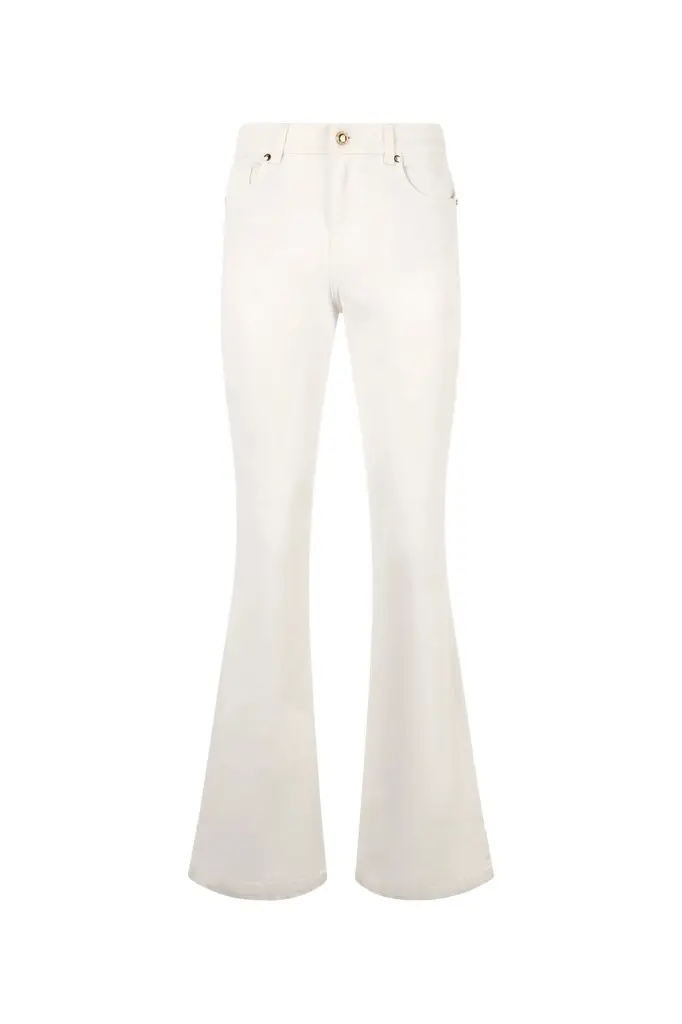 Roberto Cavalli Flared Stretch Cotton Pants