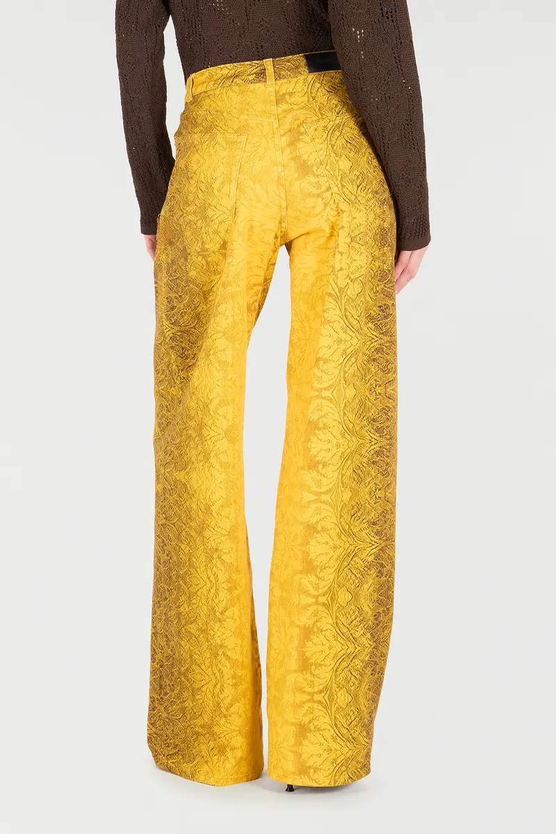 Roberto Cavalli Pants With Broccato Print | Thumbnail 3 Roberto Cavalli Pants With Broccato Print | Thumbnail 3
