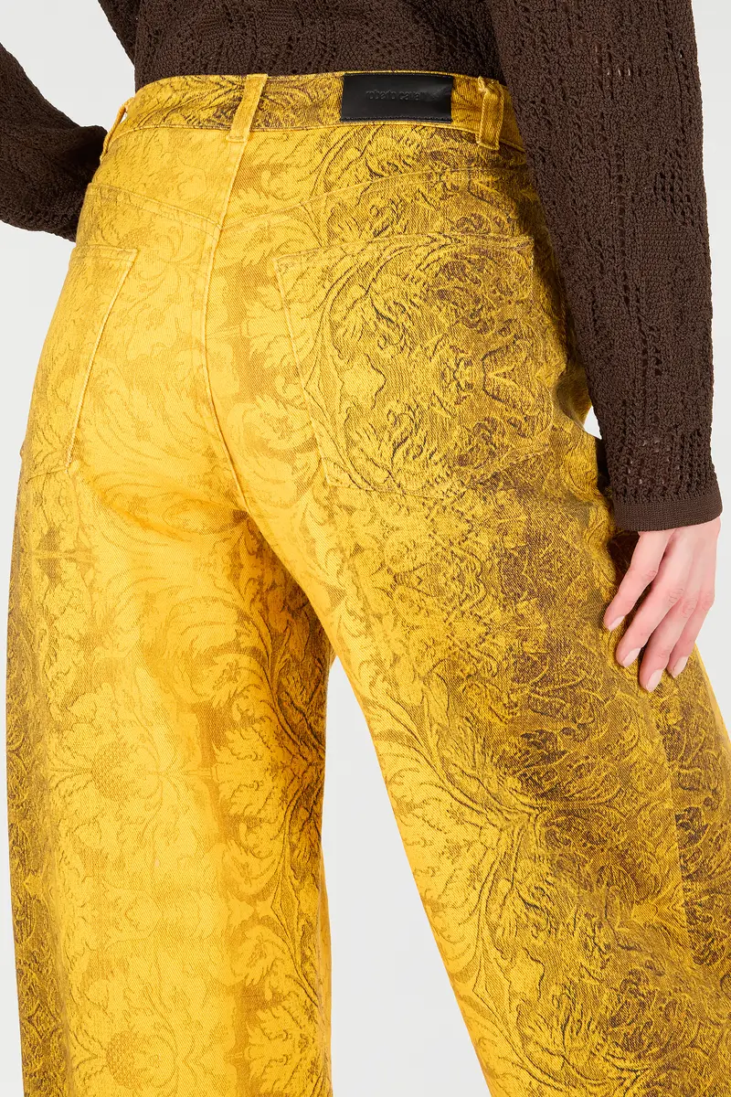 Roberto Cavalli Pants With Broccato Print | Thumbnail 6 Roberto Cavalli Pants With Broccato Print | Thumbnail 6
