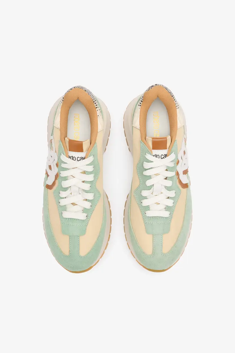 Roberto Cavalli Sneakers with Contrasting Back and Mirror Snake Monogram | Thumbnail 5 Roberto Cavalli Sneakers with Contrasting Back and Mirror Snake Monogram | Thumbnail 5