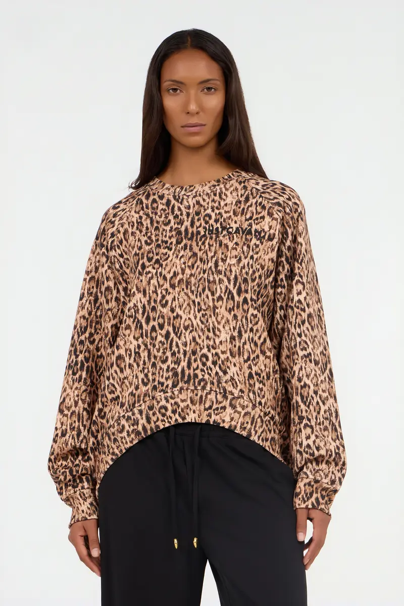 Roberto Cavalli Leopard print sweatshirt | Thumbnail 2 Roberto Cavalli Leopard print sweatshirt | Thumbnail 2