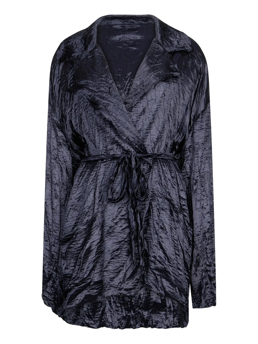 Roberto Cavalli Crinkle Effect Belted Jacket