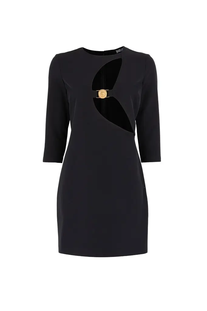 Roberto Cavalli Just Cavalli Cut-Out Mini Dress | Image 1 Roberto Cavalli Just Cavalli Cut-Out Mini Dress | Image 1