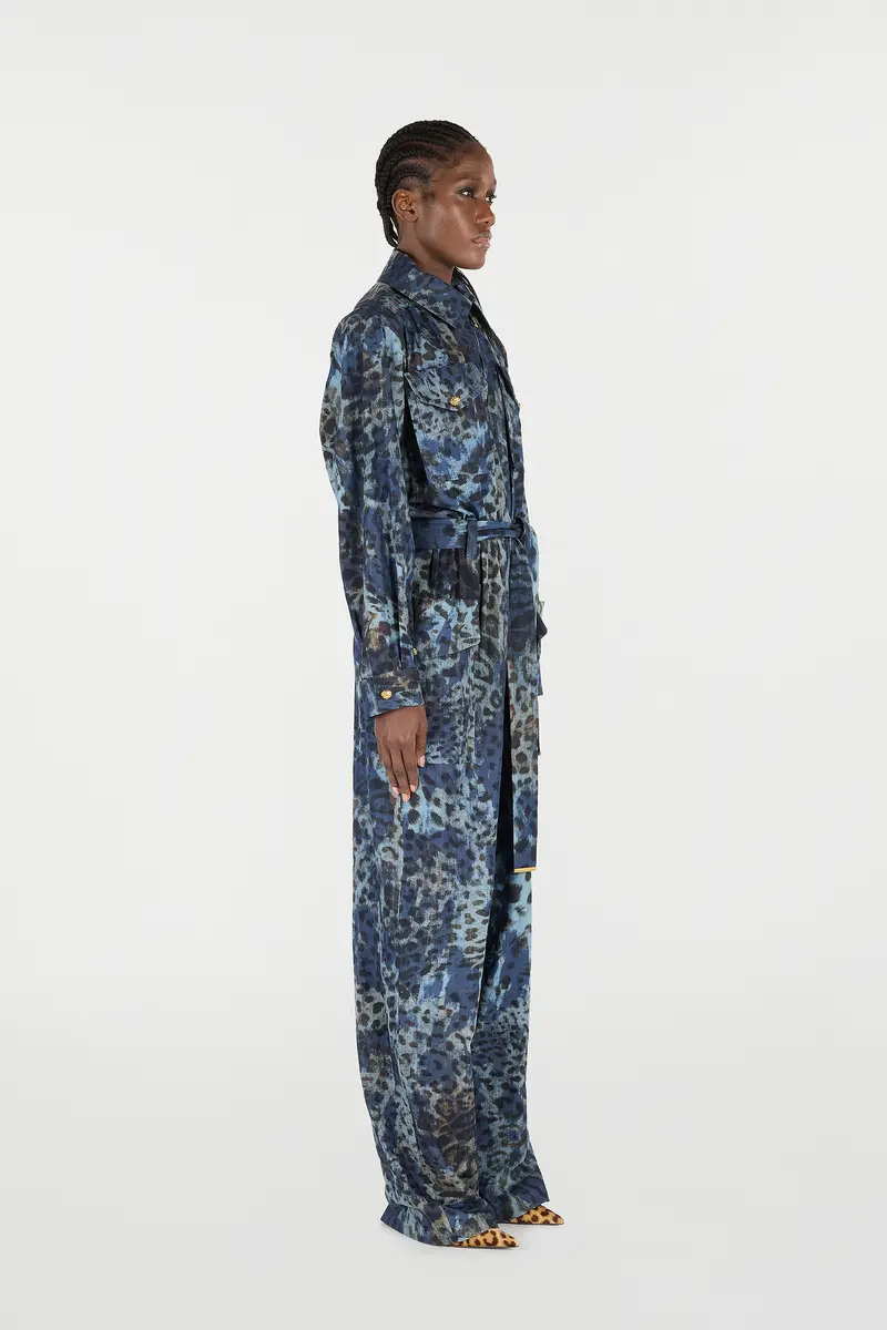 Roberto Cavalli Jumpsuit With Leopard Print | Thumbnail 2 Roberto Cavalli Jumpsuit With Leopard Print | Thumbnail 2
