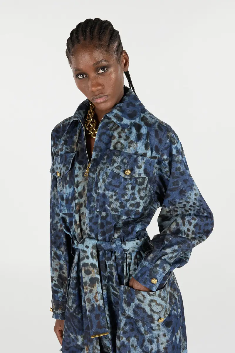 Roberto Cavalli Jumpsuit With Leopard Print | Thumbnail 5 Roberto Cavalli Jumpsuit With Leopard Print | Thumbnail 5