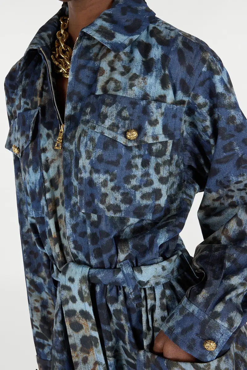 Roberto Cavalli Jumpsuit With Leopard Print | Thumbnail 6 Roberto Cavalli Jumpsuit With Leopard Print | Thumbnail 6