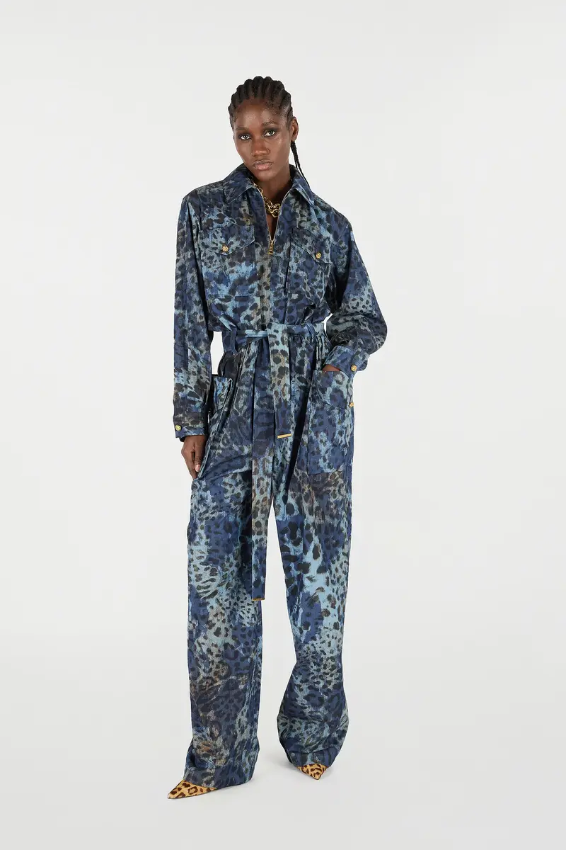 Roberto Cavalli Jumpsuit With Leopard Print | Thumbnail 7 Roberto Cavalli Jumpsuit With Leopard Print | Thumbnail 7