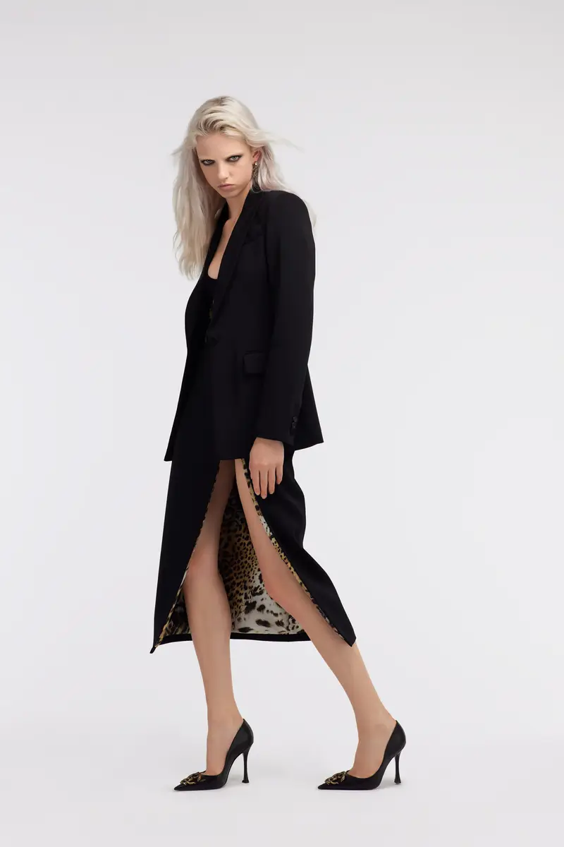 Roberto Cavalli One button blazer | Thumbnail 4 Roberto Cavalli One button blazer | Thumbnail 4