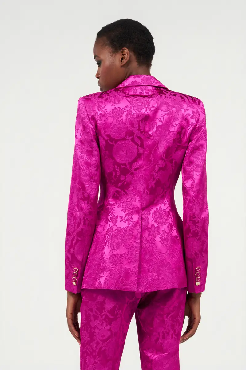 Roberto Cavalli Blazer in Florentine Flowers jacquard pattern | Thumbnail 3 Roberto Cavalli Blazer in Florentine Flowers jacquard pattern | Thumbnail 3