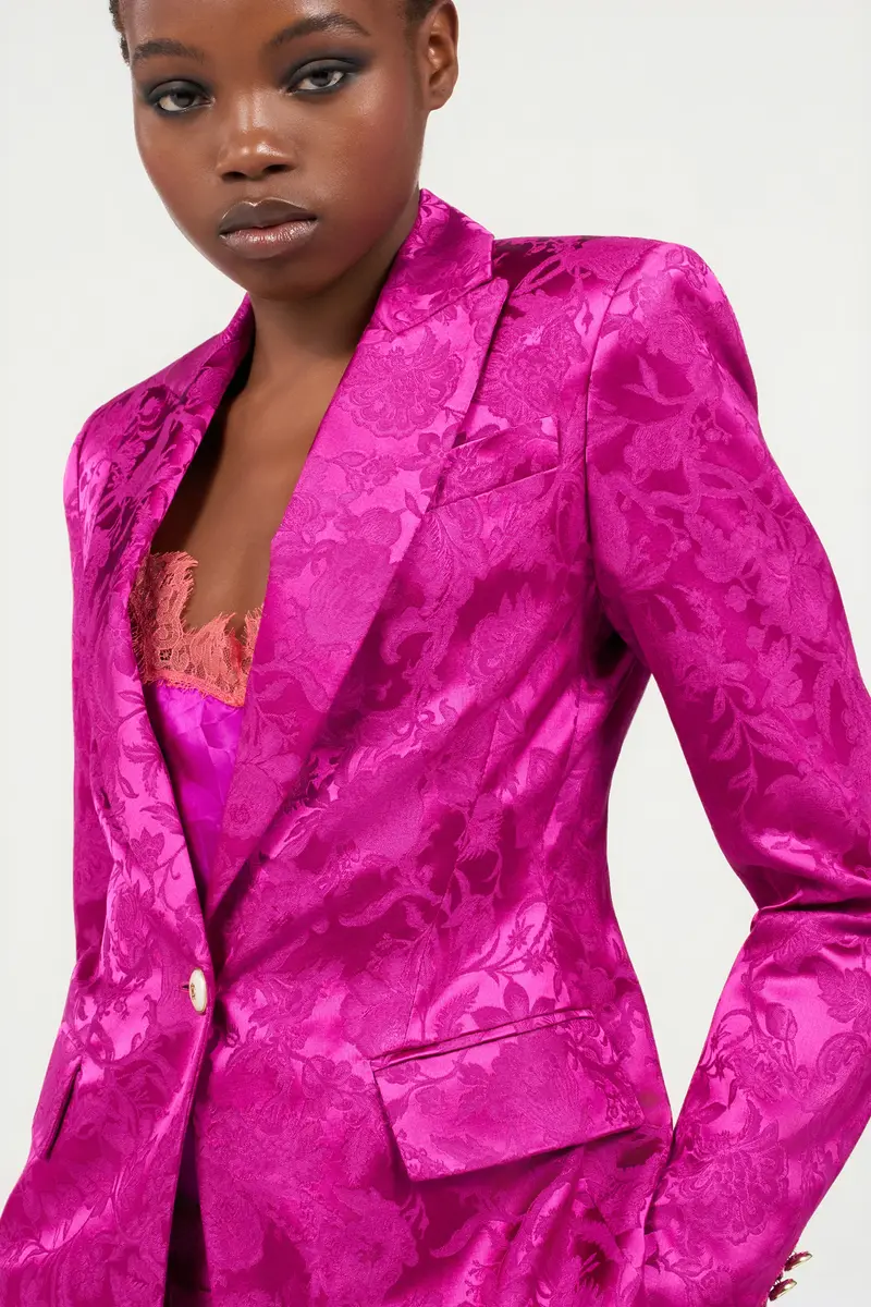 Roberto Cavalli Blazer in Florentine Flowers jacquard pattern | Thumbnail 5 Roberto Cavalli Blazer in Florentine Flowers jacquard pattern | Thumbnail 5