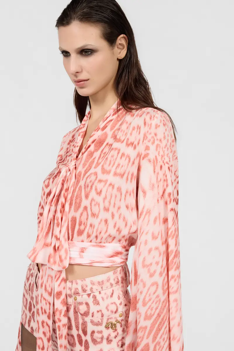 Roberto Cavalli Jaguar Pink Print Shirt | Thumbnail 4 Roberto Cavalli Jaguar Pink Print Shirt | Thumbnail 4