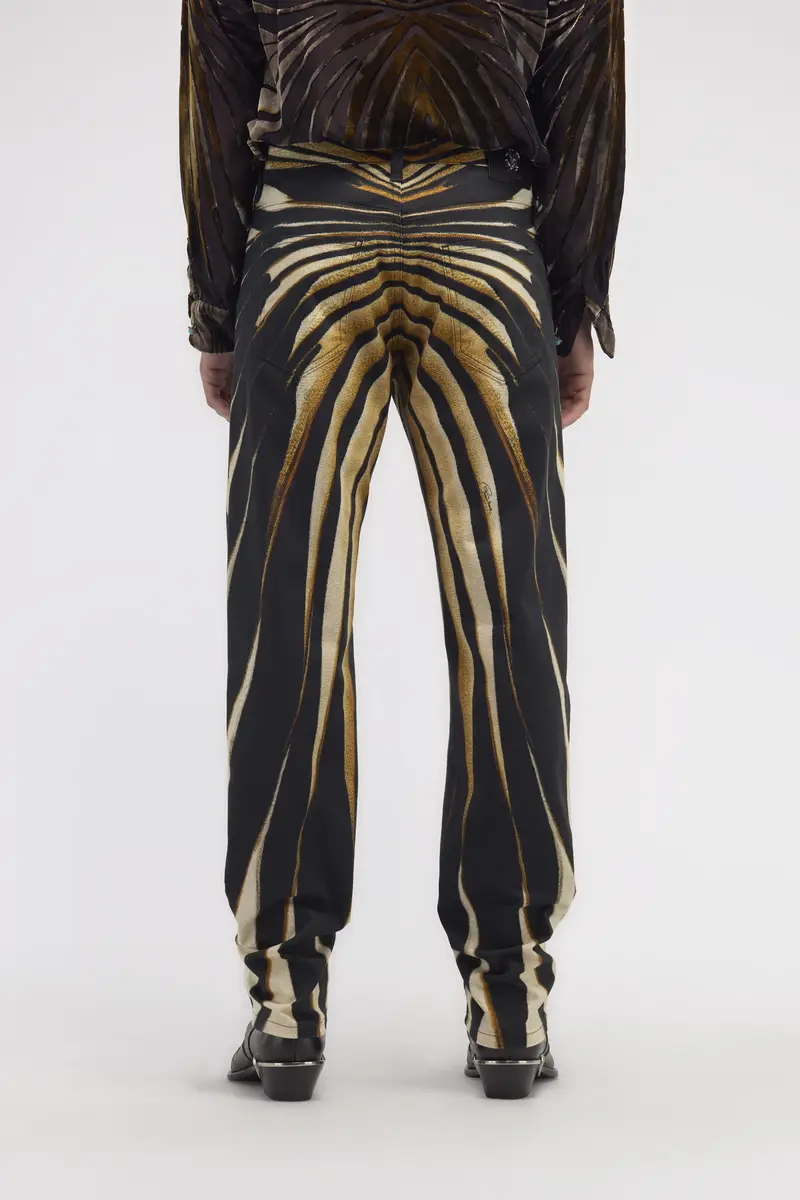Roberto Cavalli Slim fit jeans with Ray of Gold print | Thumbnail 3 Roberto Cavalli Slim fit jeans with Ray of Gold print | Thumbnail 3