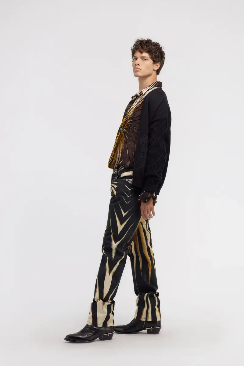 Roberto Cavalli Slim fit jeans with Ray of Gold print | Thumbnail 5 Roberto Cavalli Slim fit jeans with Ray of Gold print | Thumbnail 5