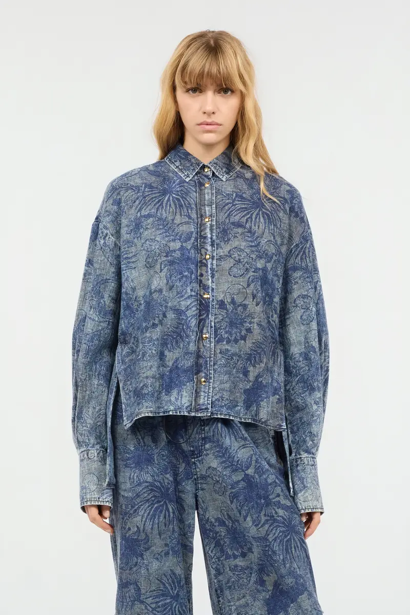 Roberto Cavalli Floral-Print Shirt | Thumbnail 2 Roberto Cavalli Floral-Print Shirt | Thumbnail 2