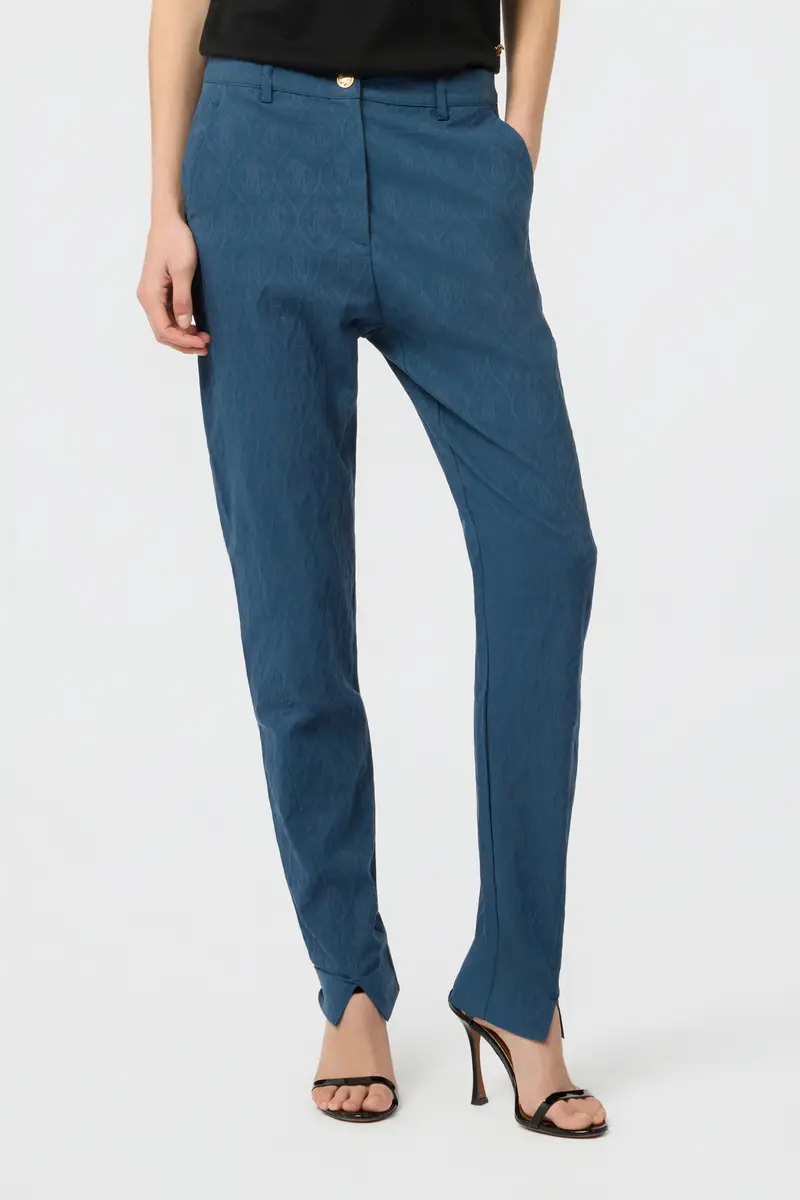 Roberto Cavalli Teal Trousers | Thumbnail 2