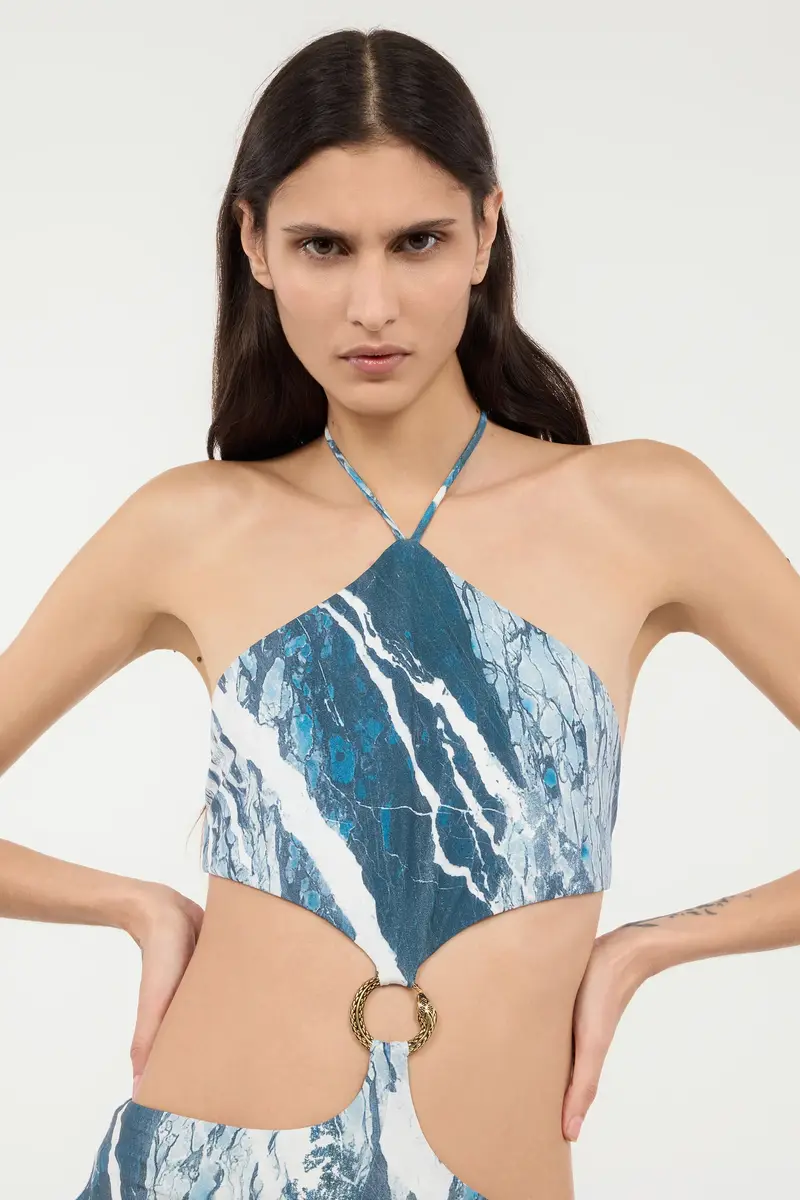 Roberto Cavalli Rubane-Print Jumpsuit | Thumbnail 5 Roberto Cavalli Rubane-Print Jumpsuit | Thumbnail 5