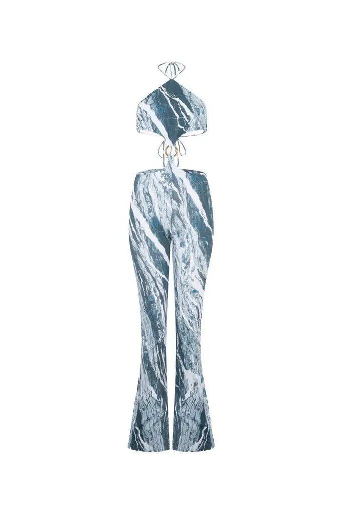 Rubane-Print Jumpsuit