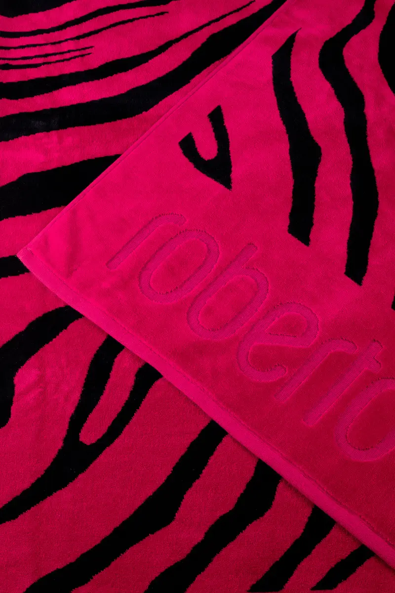 Roberto Cavalli Zebra 2000 Print Beach Towel | Thumbnail 3