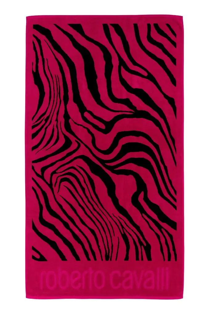 Roberto Cavalli Zebra 2000 Print Beach Towel | Image 1 Roberto Cavalli Zebra 2000 Print Beach Towel | Image 1