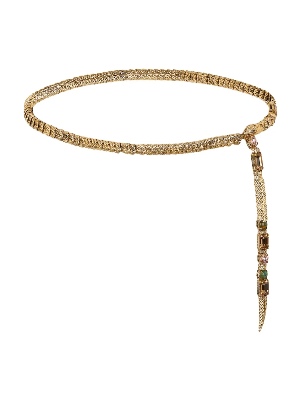 Serpentine Gold Chain Belt Serpentine Gold Chain Belt