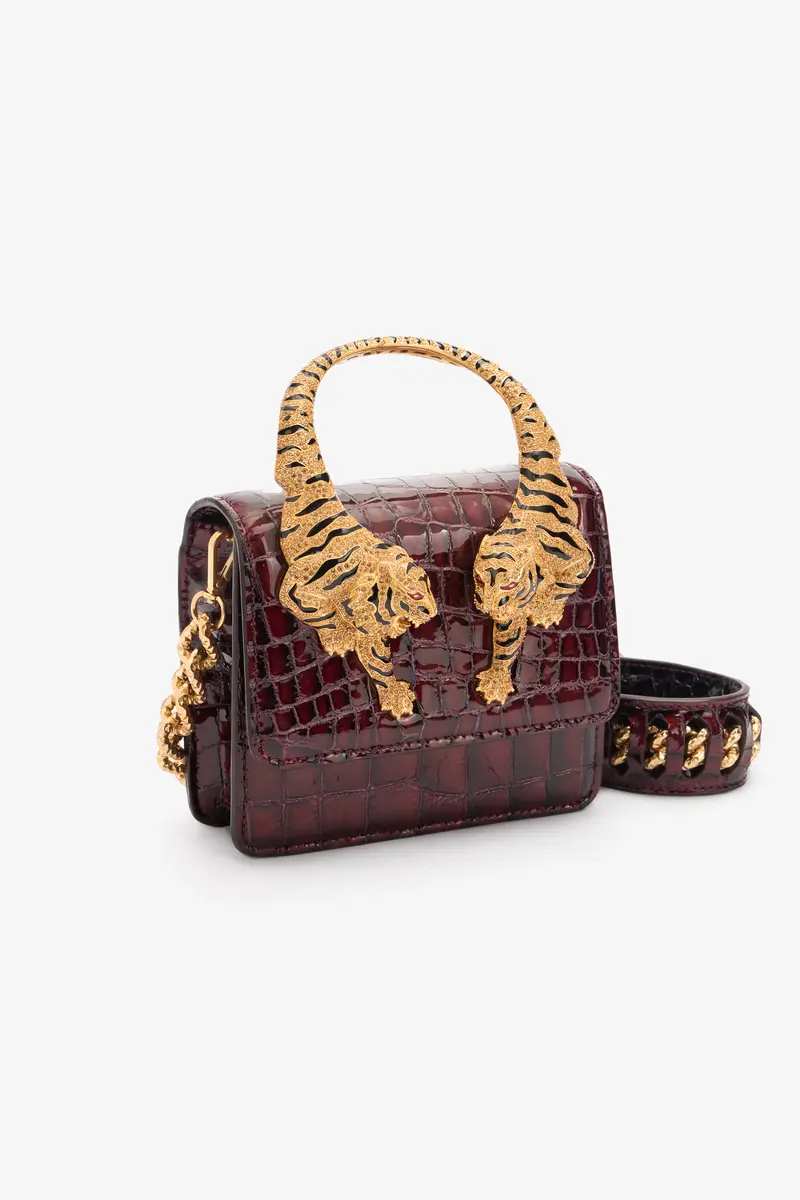 Roberto Cavalli Crocodile-Print Roar Bag | Thumbnail 6 Roberto Cavalli Crocodile-Print Roar Bag | Thumbnail 6