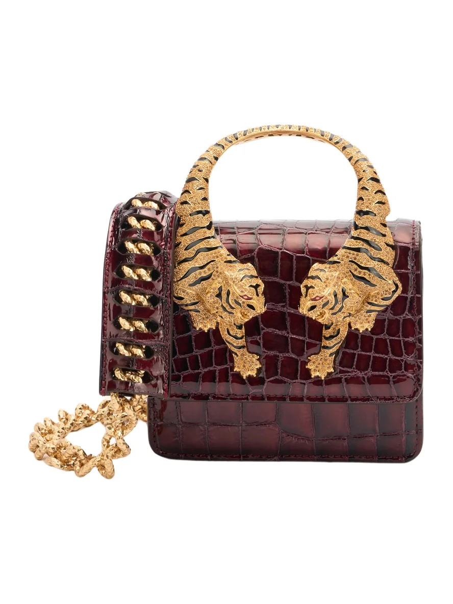 Crocodile-Print Roar Bag
