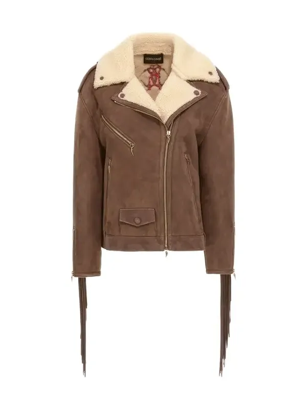 Biker Jacket with Fringe