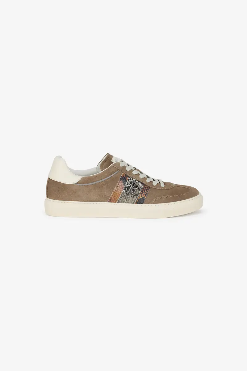 Roberto Cavalli Sneakers in Suede with Python Print | Thumbnail 2 Roberto Cavalli Sneakers in Suede with Python Print | Thumbnail 2