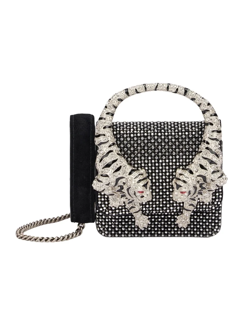 Roberto Cavalli Roar AirPods Case With Sequins And Tigers