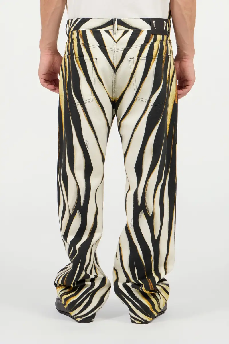 Roberto Cavalli Ray of Gold Print Jeans | Thumbnail 3 Roberto Cavalli Ray of Gold Print Jeans | Thumbnail 3