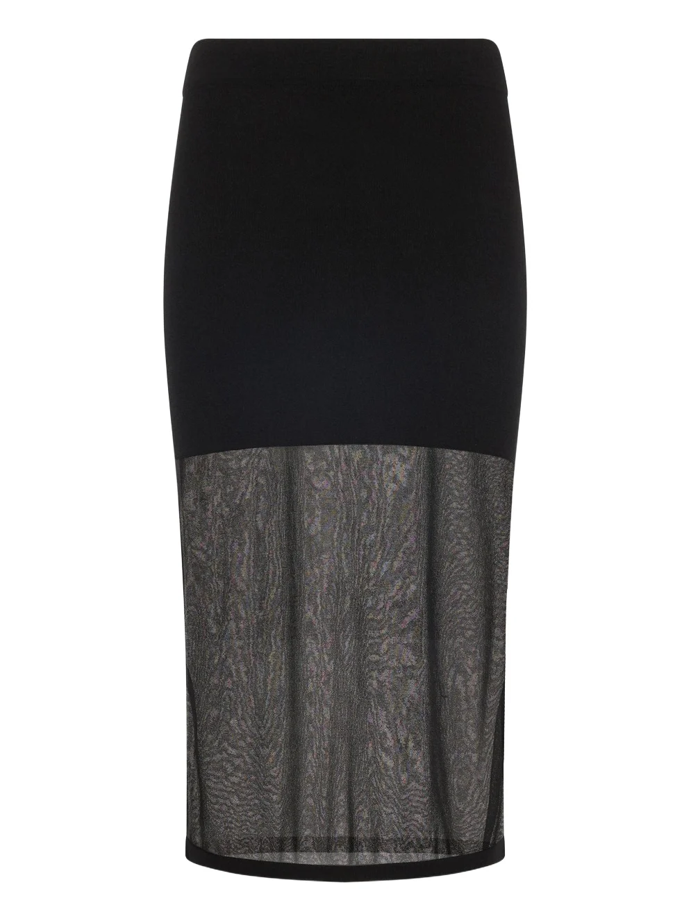 Roberto Cavalli Miniskirt With Tulle Insert