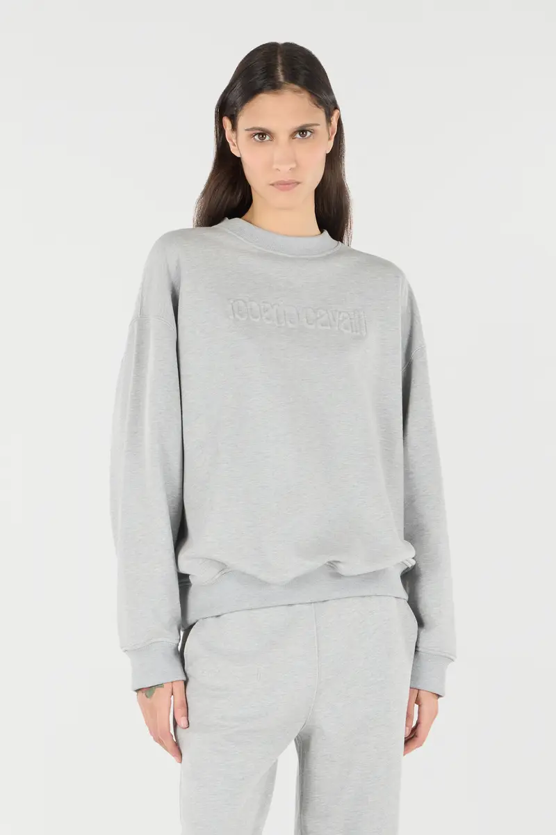Roberto Cavalli Sweatshirt With Stand-Up Collar | Thumbnail 2 Roberto Cavalli Sweatshirt With Stand-Up Collar | Thumbnail 2