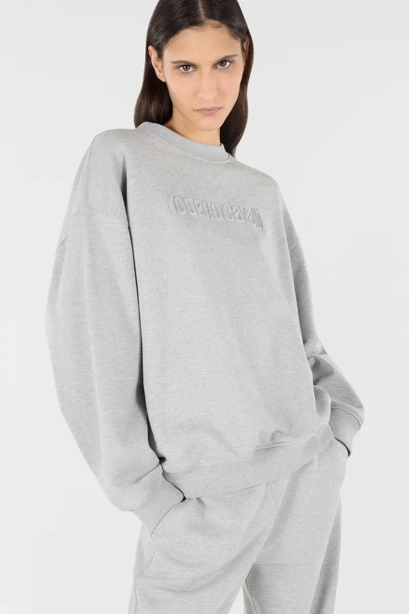 Roberto Cavalli Sweatshirt With Stand-Up Collar | Thumbnail 4 Roberto Cavalli Sweatshirt With Stand-Up Collar | Thumbnail 4